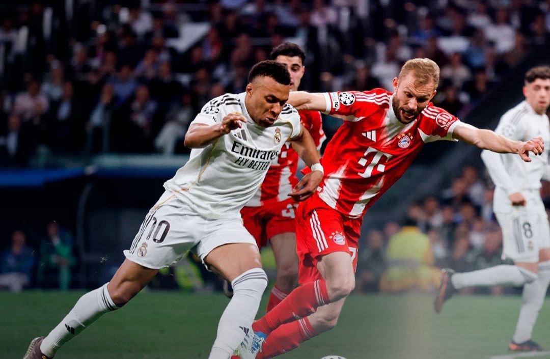 You are currently viewing UCL QUARTS DE FINALE; Le Bayern Munich remporte la première manche contre le Real Madrid !