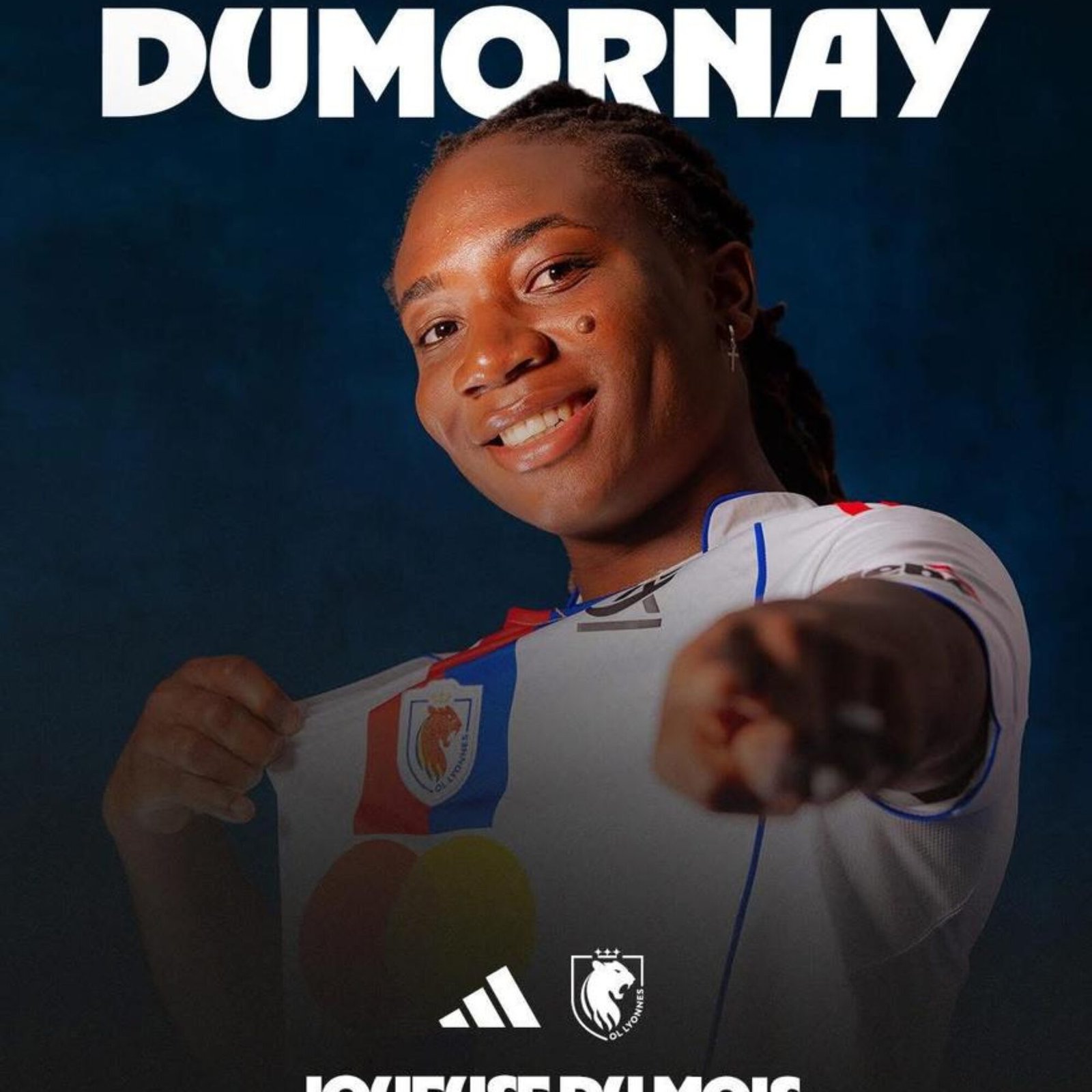 Foot Expatrié: Melchie Daëlle Dumornay est élue  » meilleure joueuse de OL Lyonnes pour le mois de mars!